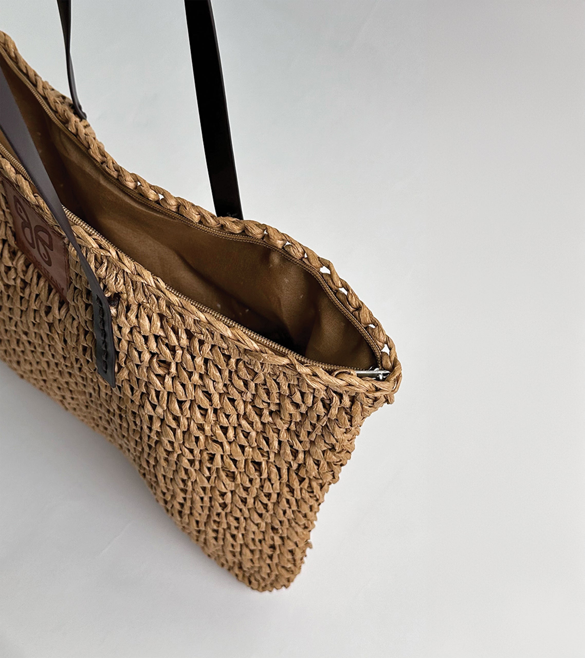 The Aria - Woven Raffia Tote Bag