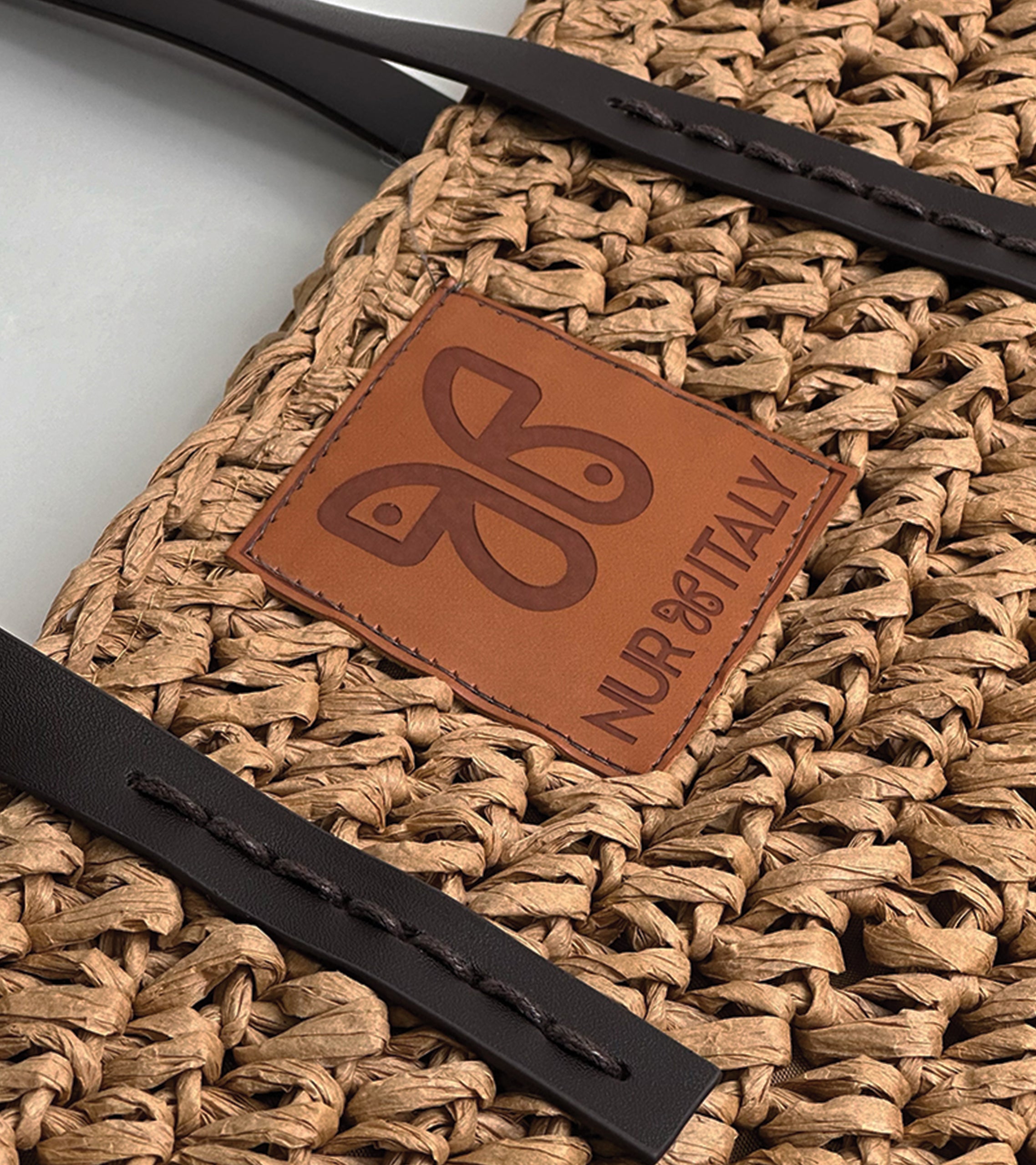 The Aria - Woven Raffia Tote Bag