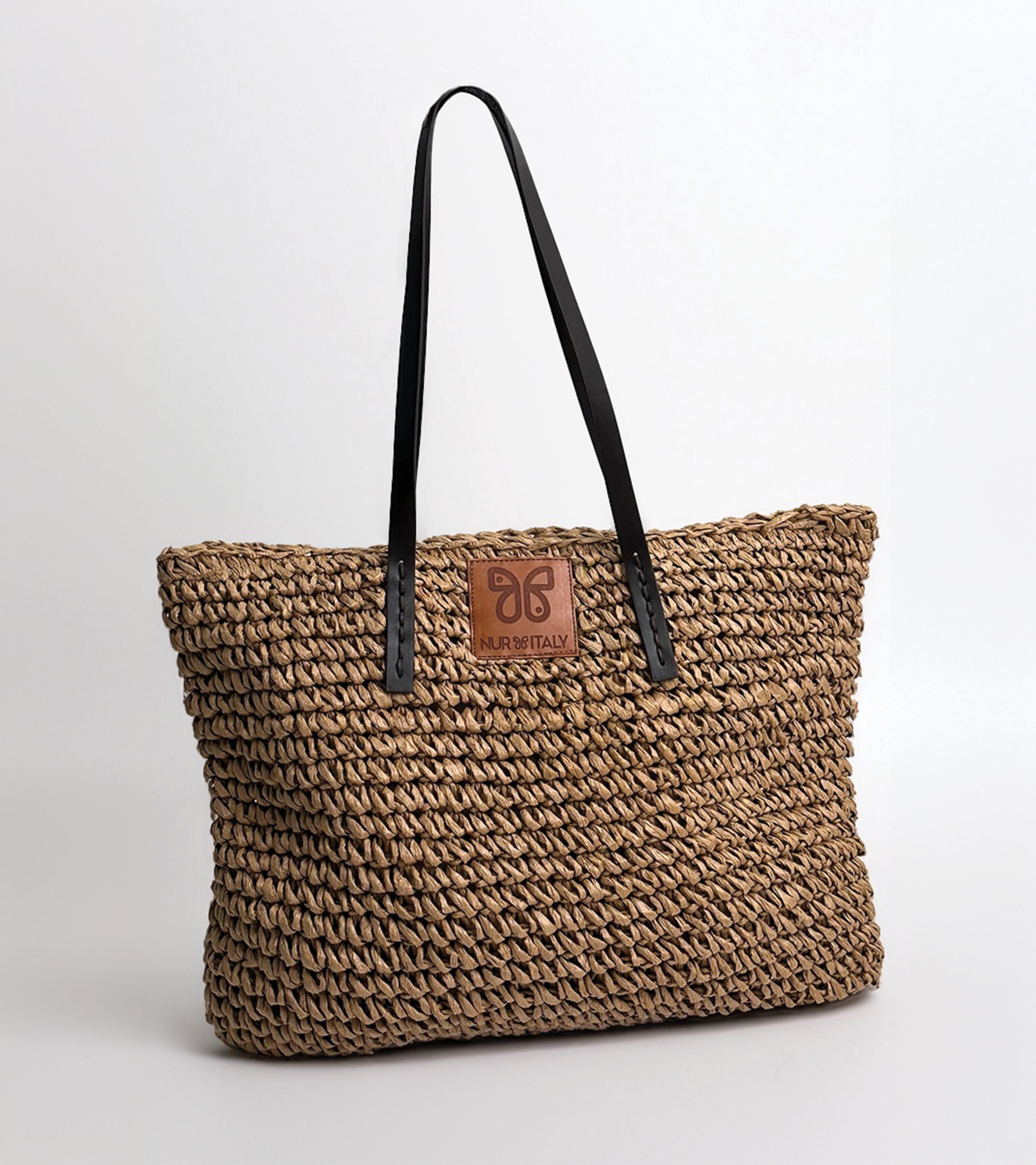 The Aria - Woven Raffia Tote Bag