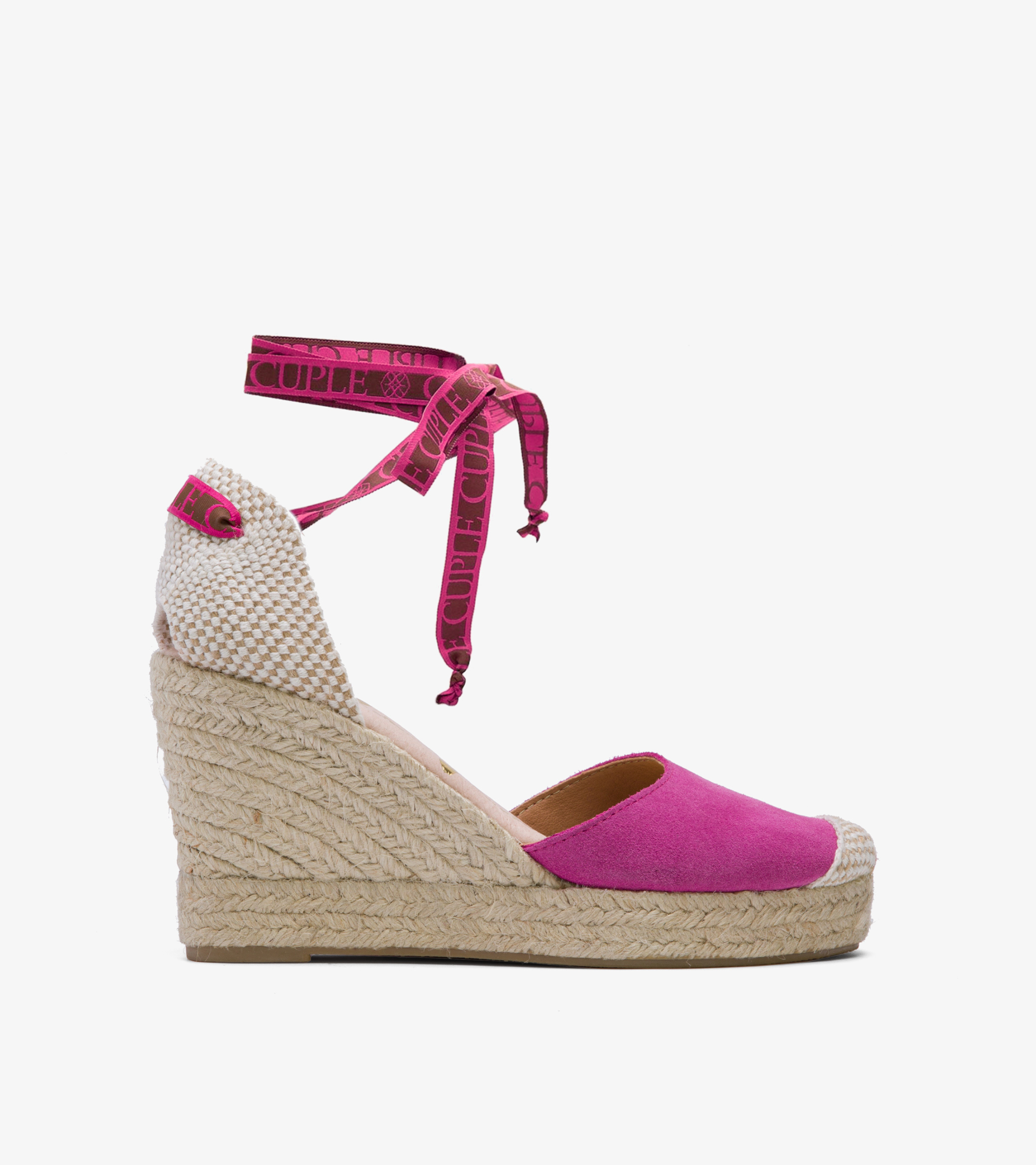 The Cayetana - Fuchsia Suede Espadrilles
