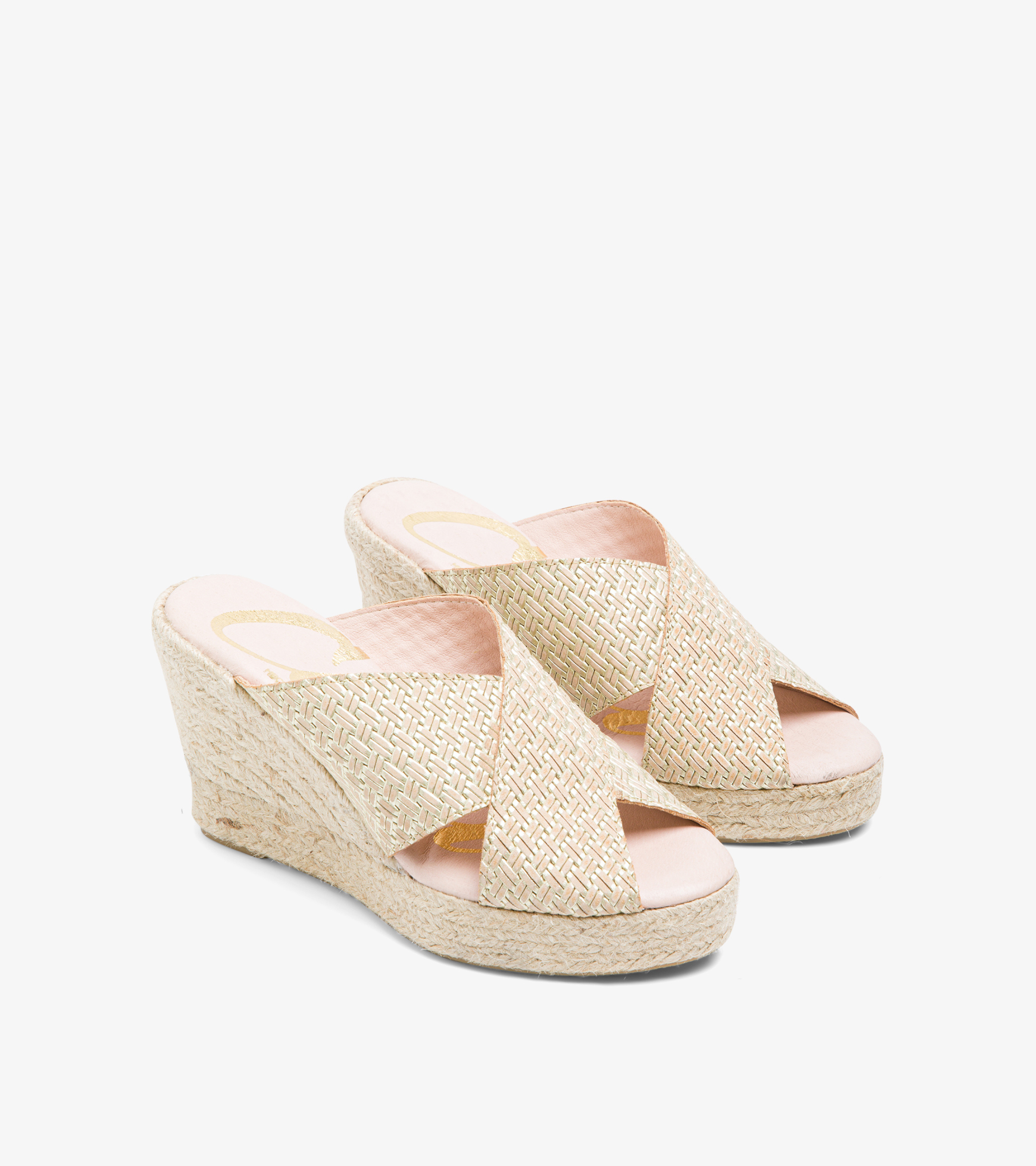 The Lucia - Leather Wedge Sandals