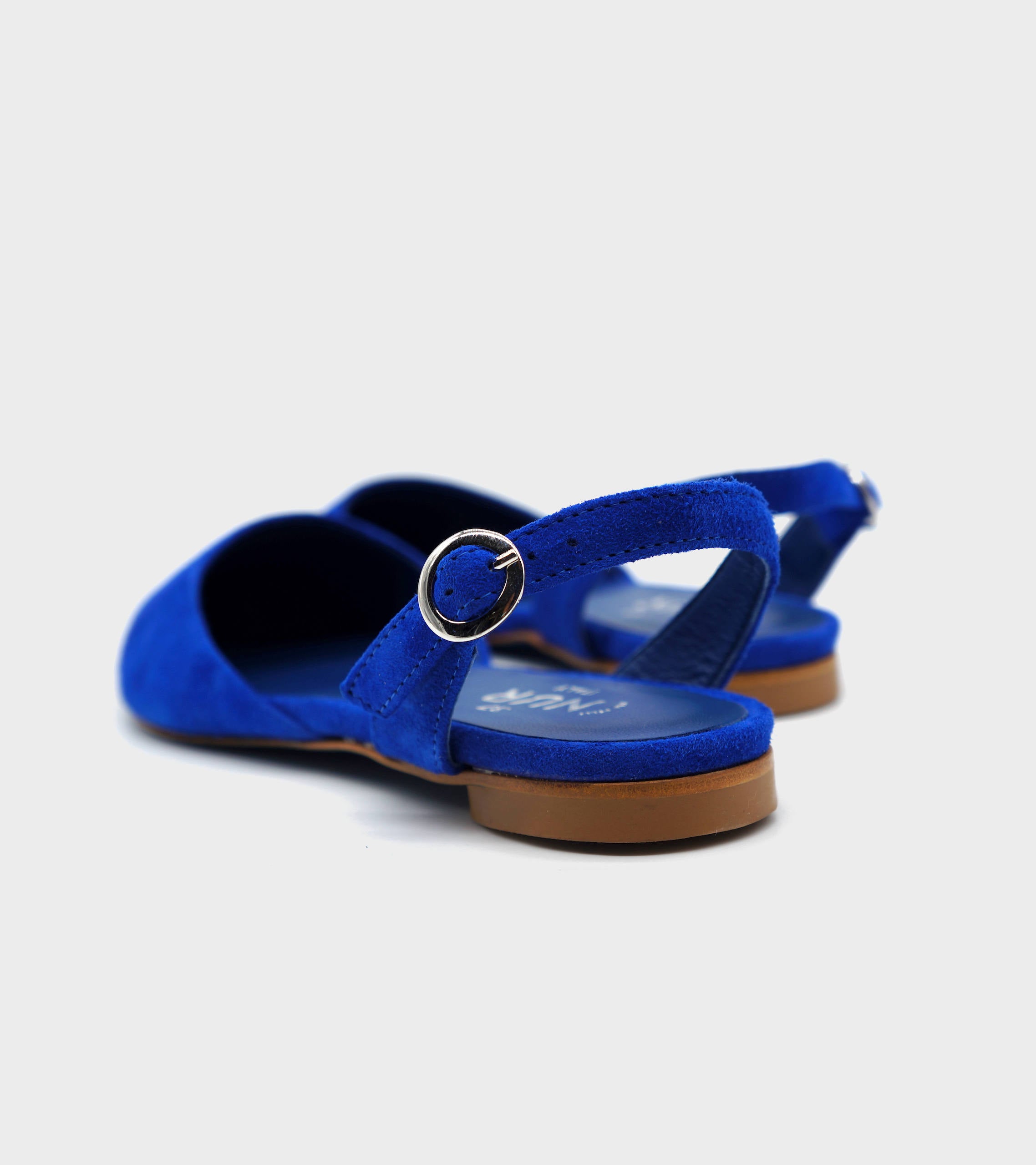 The Sofia - Suede Leather Slingback Flats