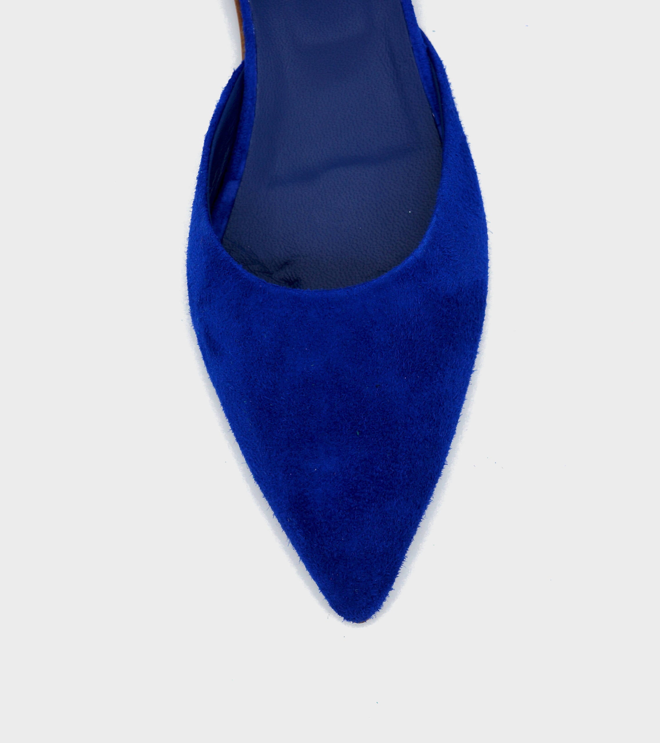 The Sofia - Suede Leather Slingback Flats