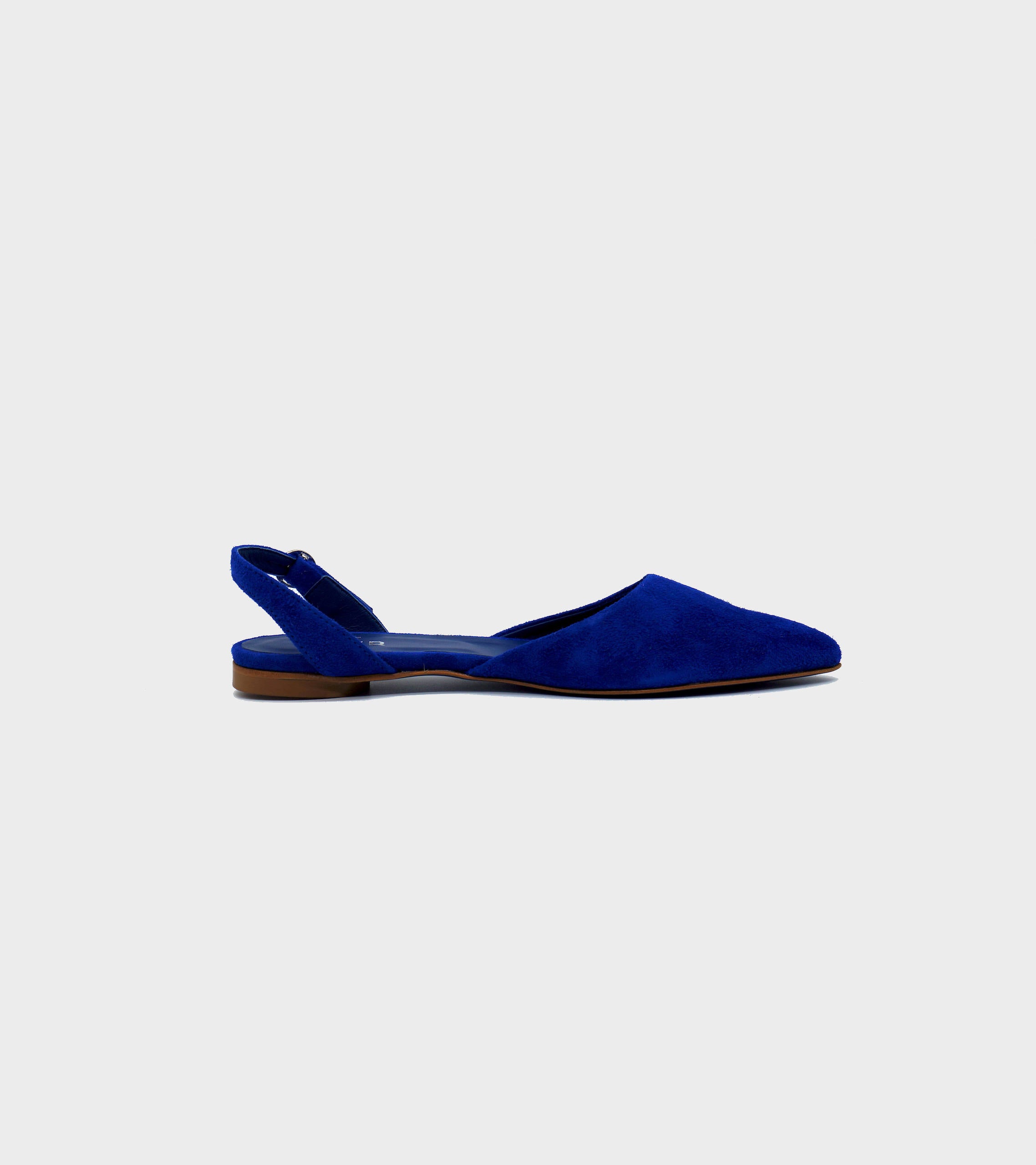 The Sofia - Suede Leather Slingback Flats