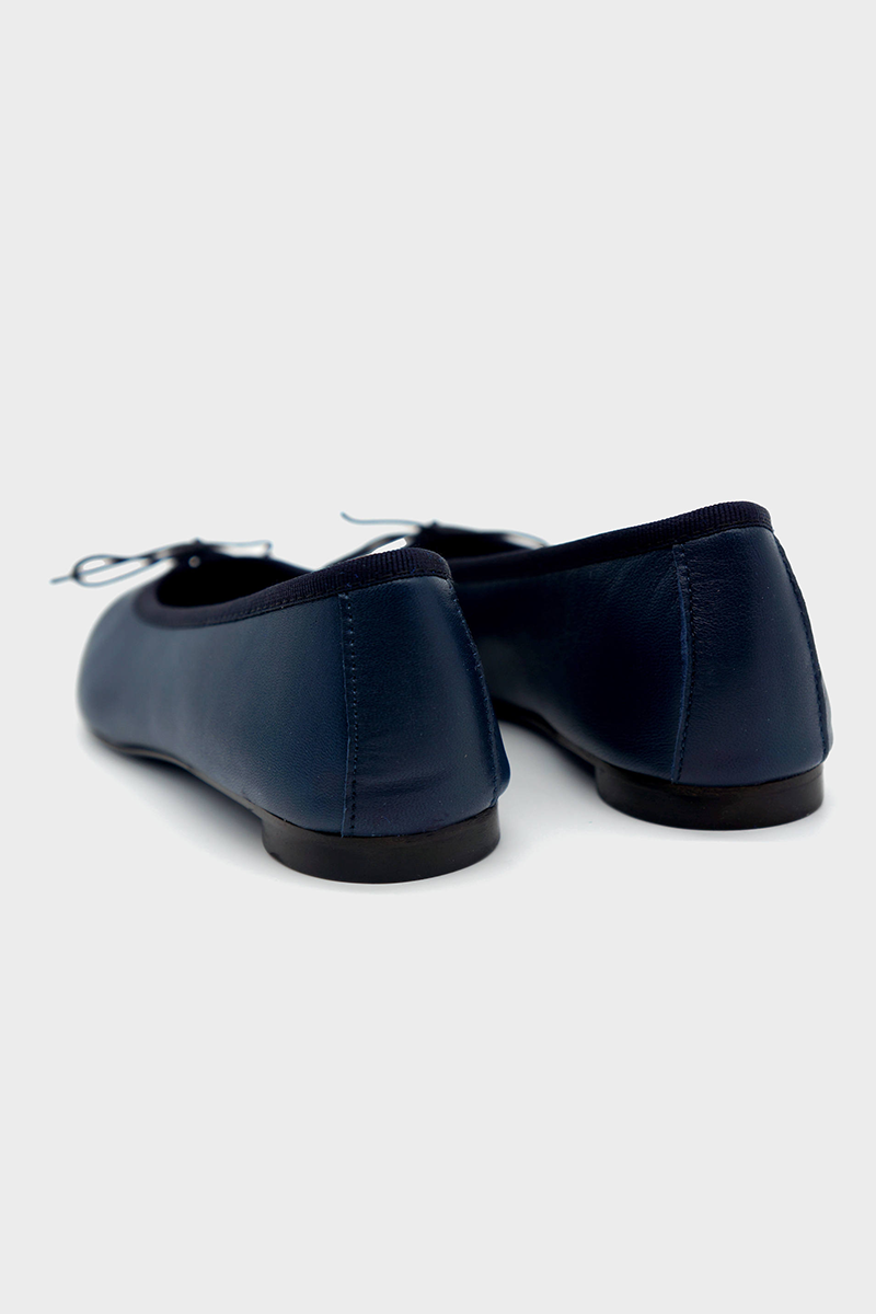 NUR ITALY, Renata Nappa Ballerina Flat, color, NAVY BLUE #color_perugia navy