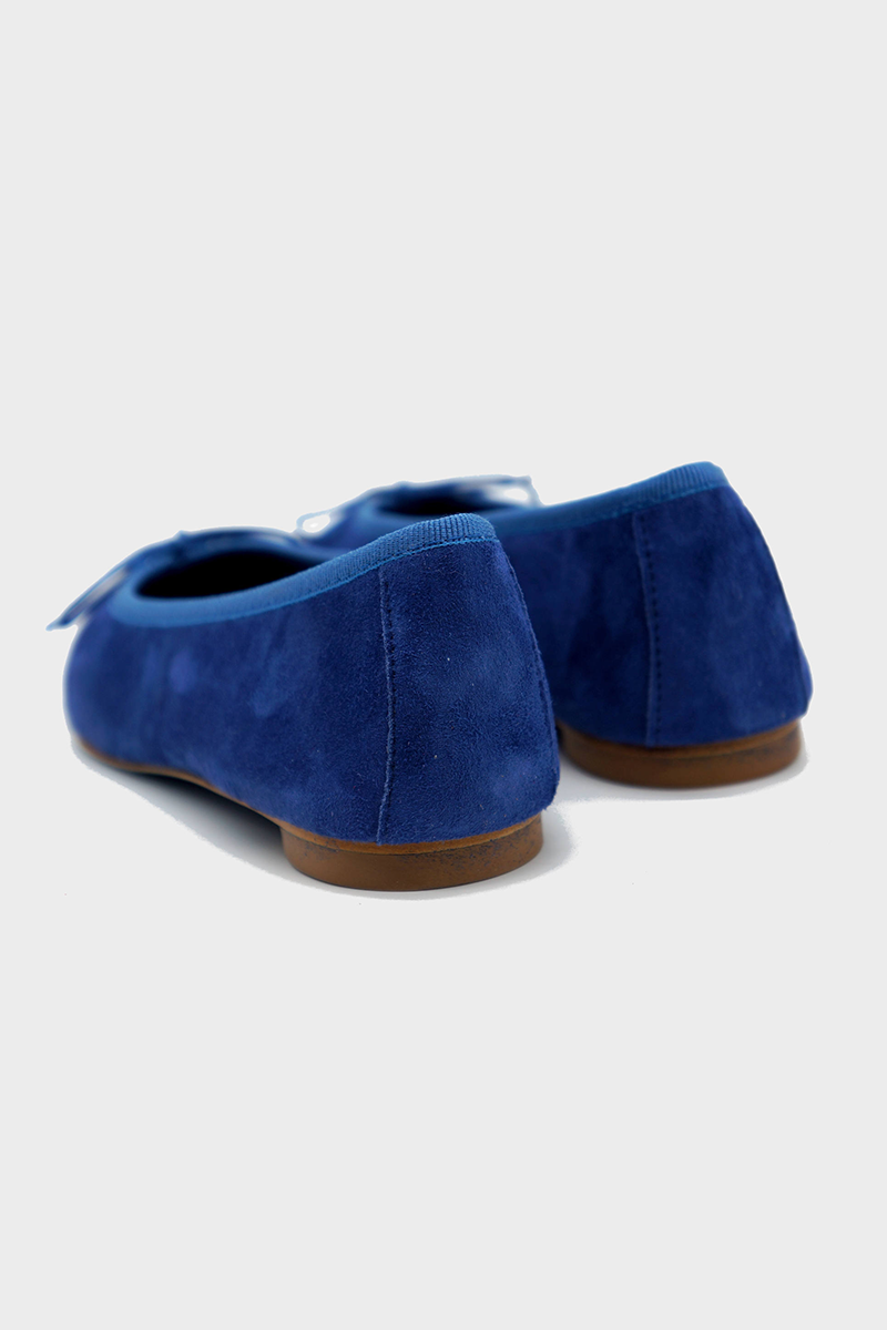 NUR ITALY Renata Suede Ballerina Flat, color, NAVY BLUE #color_perugia navy