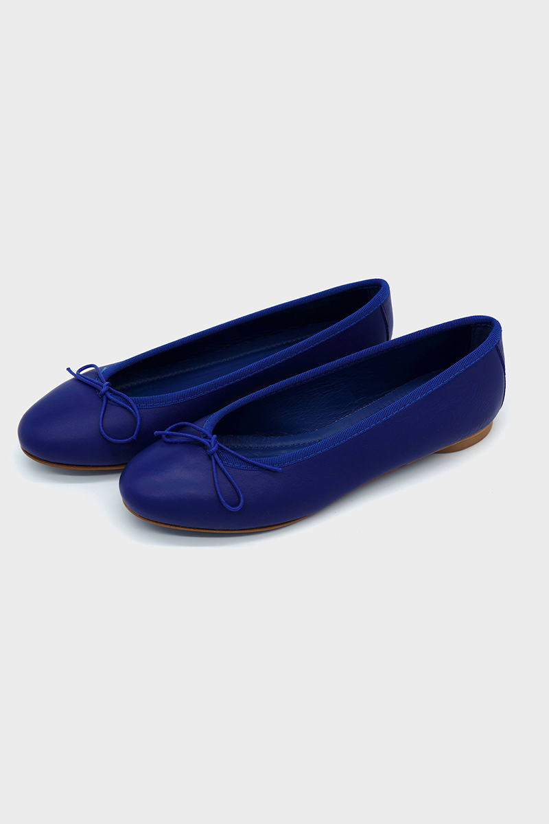 NUR ITALY, Renata Nappa Ballerina Flat, color, ROYAL BLUE #color_nur blue