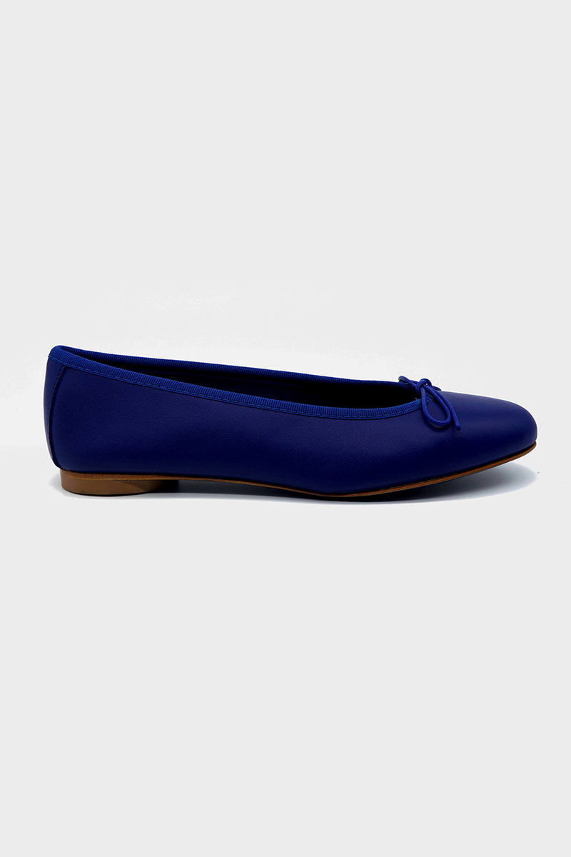 NUR ITALY, Renata Nappa Ballerina Flat, color, ROYAL BLUE #color_nur blue