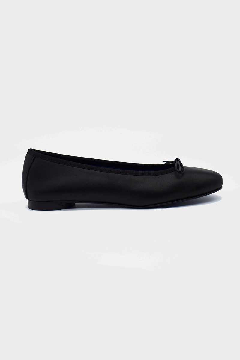 NUR ITALY, Renata Nappa Flat, color, BLACK #color_milano black