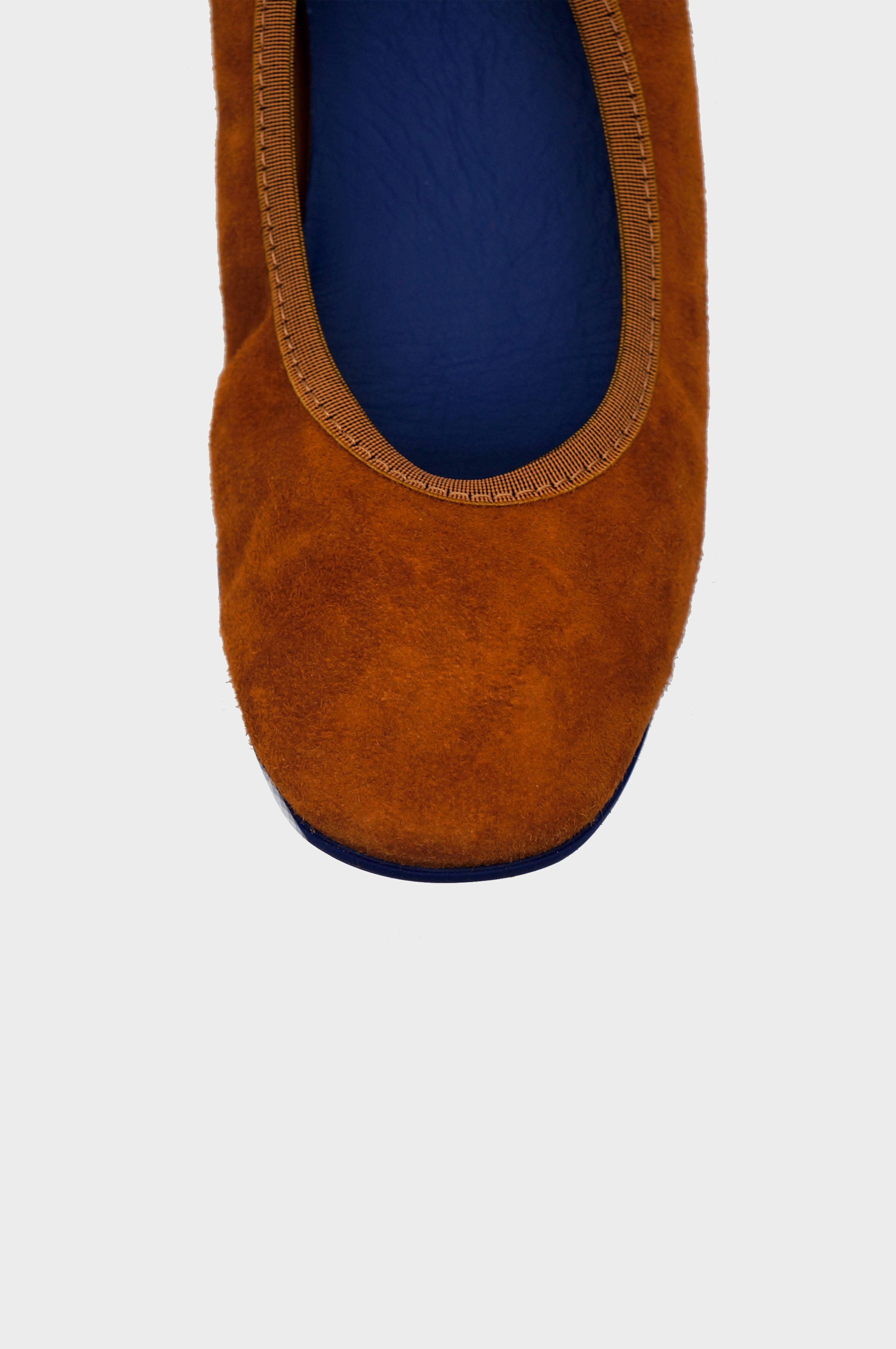 NUR ITALY Valentina Suede Foldable Flats, color, TAN #color_palermo tan