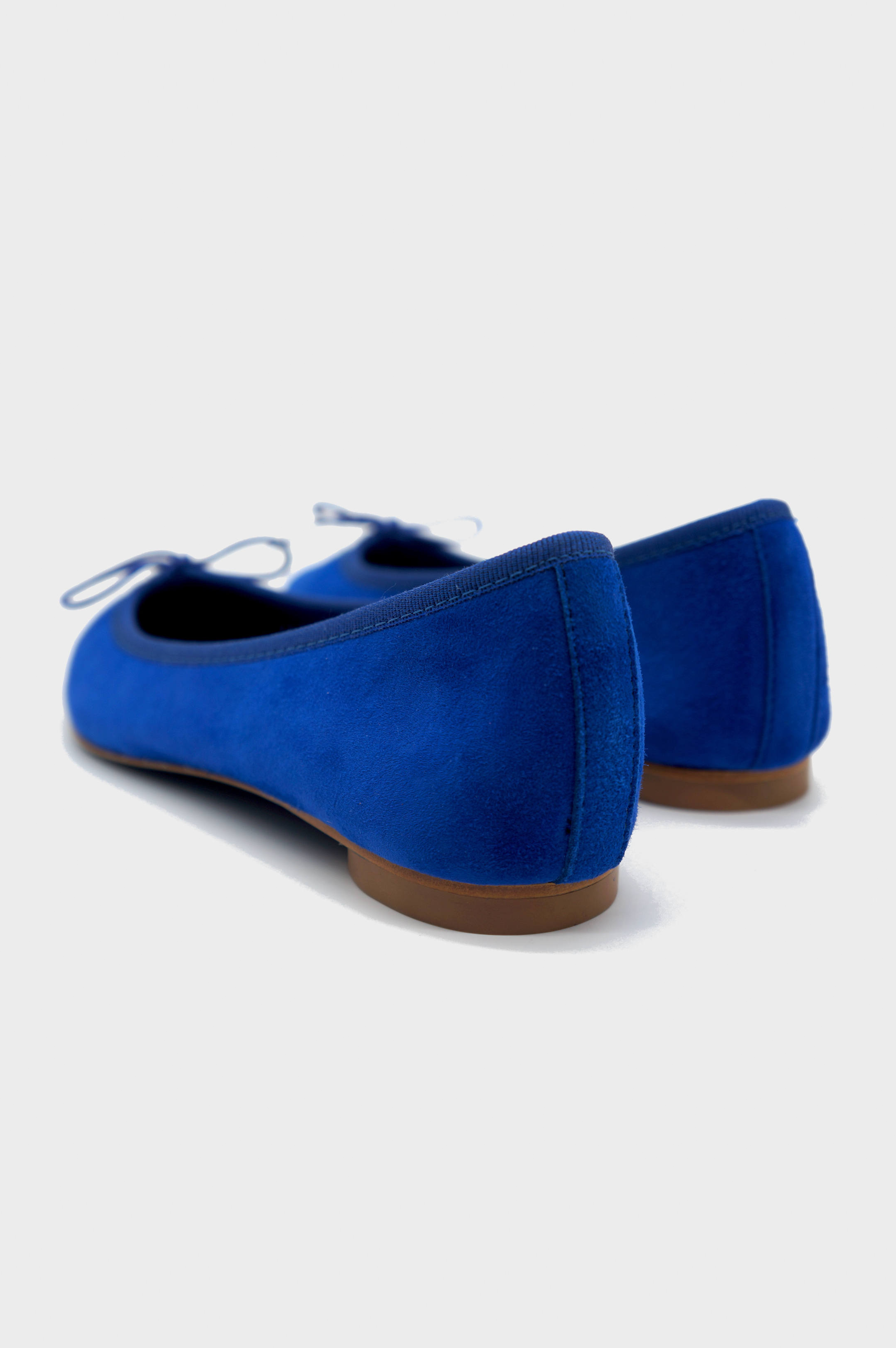 NUR ITALY Isabella Suede Pointed-Toe Flat, Color, ELECTRIC BLUE #color_nur blue