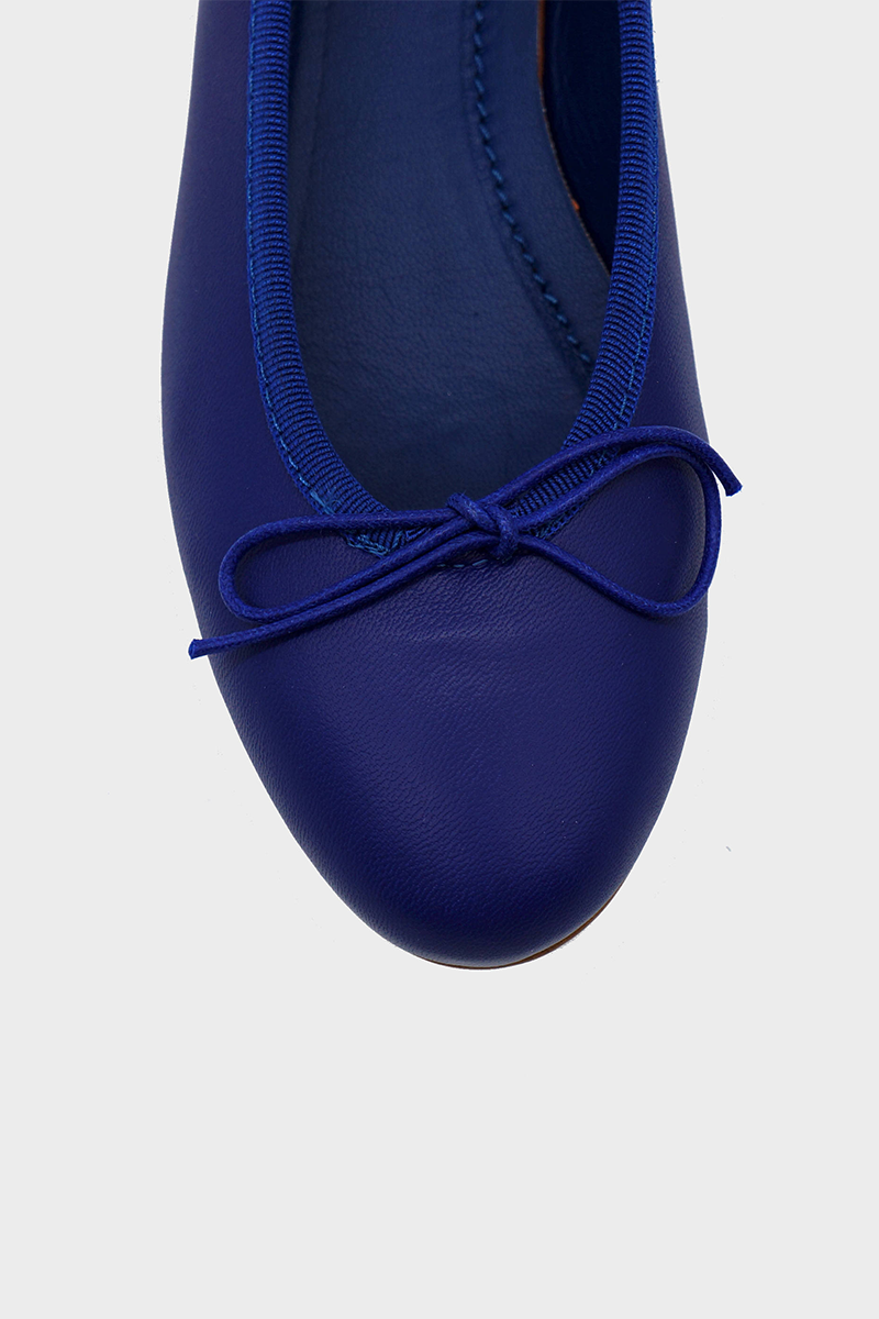 NUR ITALY, Renata Nappa Ballerina Flat, color, ROYAL BLUE #color_nur blue
